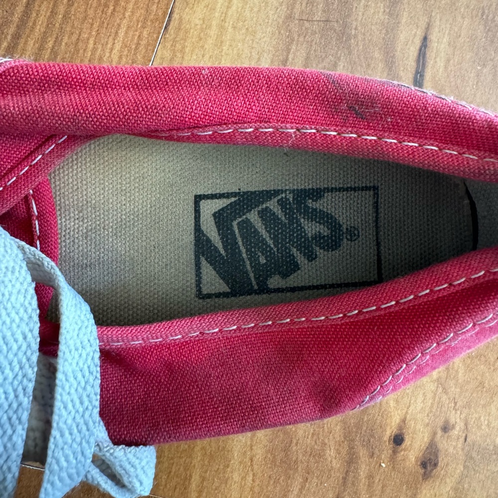 Classic Red Vans - Picture 3 of 4